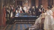 Edward Matthew Ward The Investiture of Napoleon III with the Order of the Garter 18 April 1855 (mk25) china oil painting reproduction